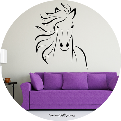 Wandtattoo Pferd - Horse