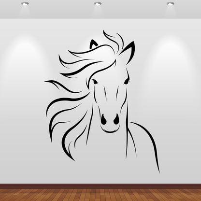 Wandtattoo Pferd - Horse