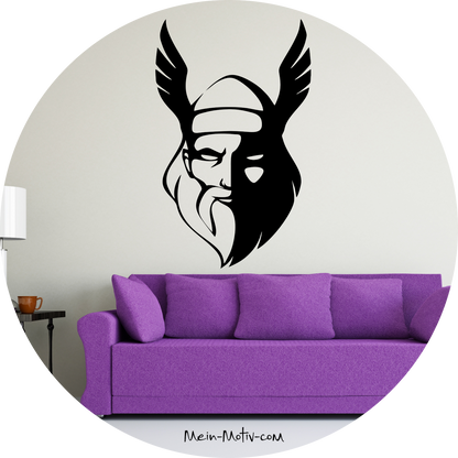 Wandtattoo Wikinger