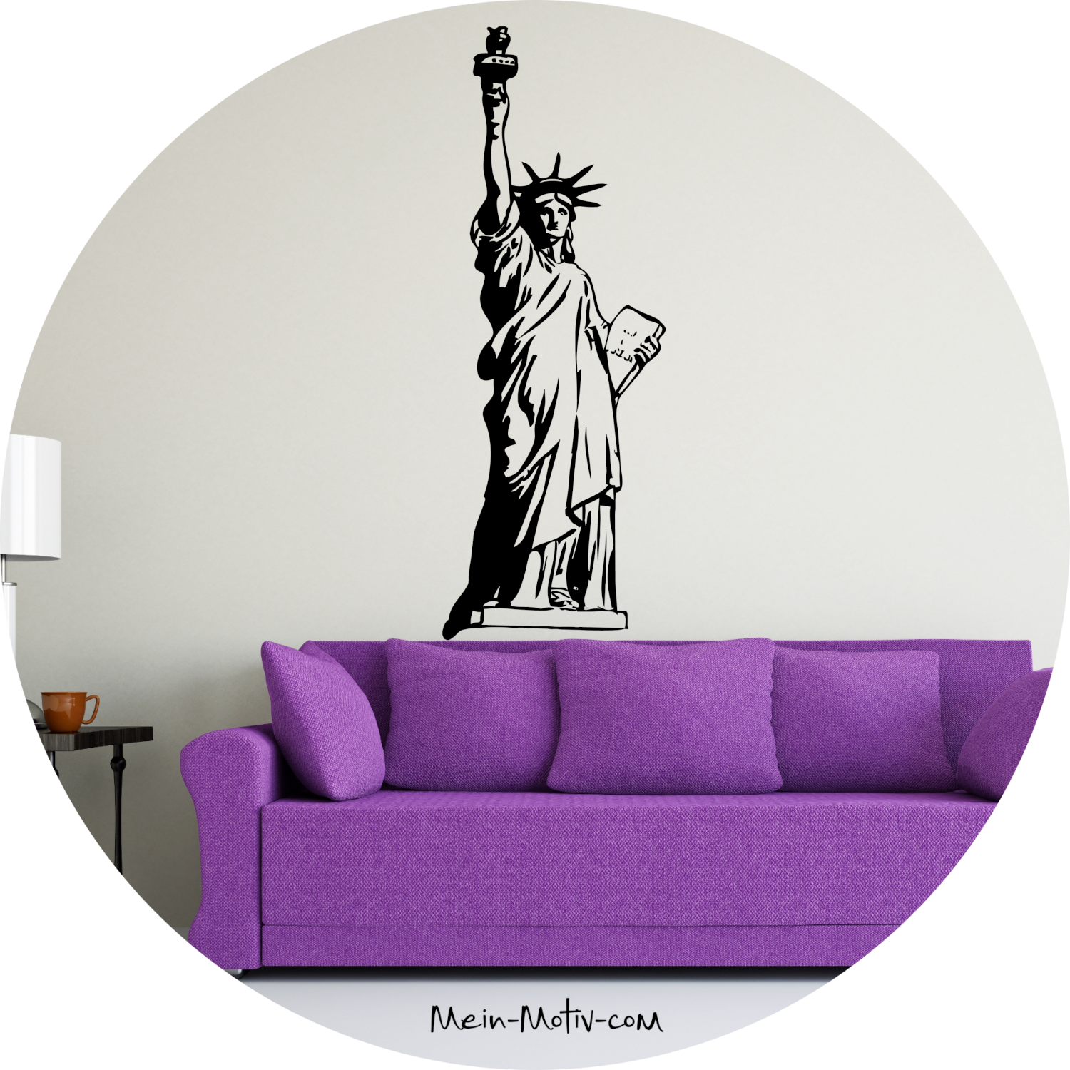 Wandtattoo Freiheitsstatue USA