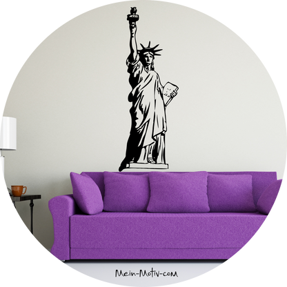 Wandtattoo Freiheitsstatue USA
