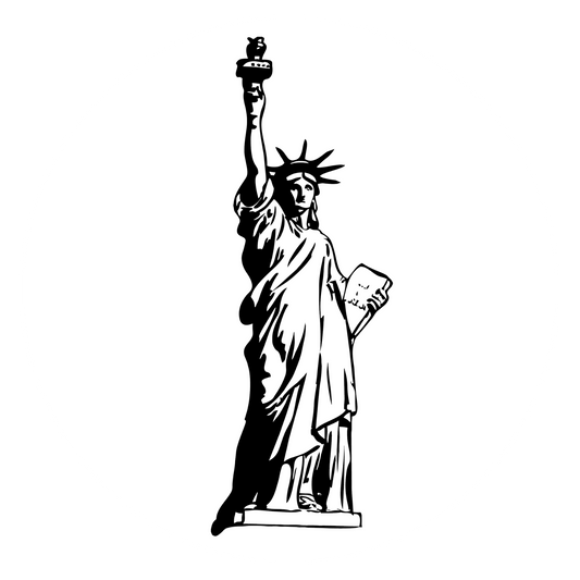 Autoaufkleber Freiheitsstatue USA