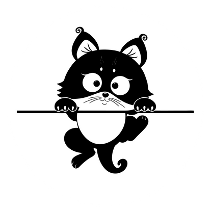 Autoaufkleber Kätzchen Kitten