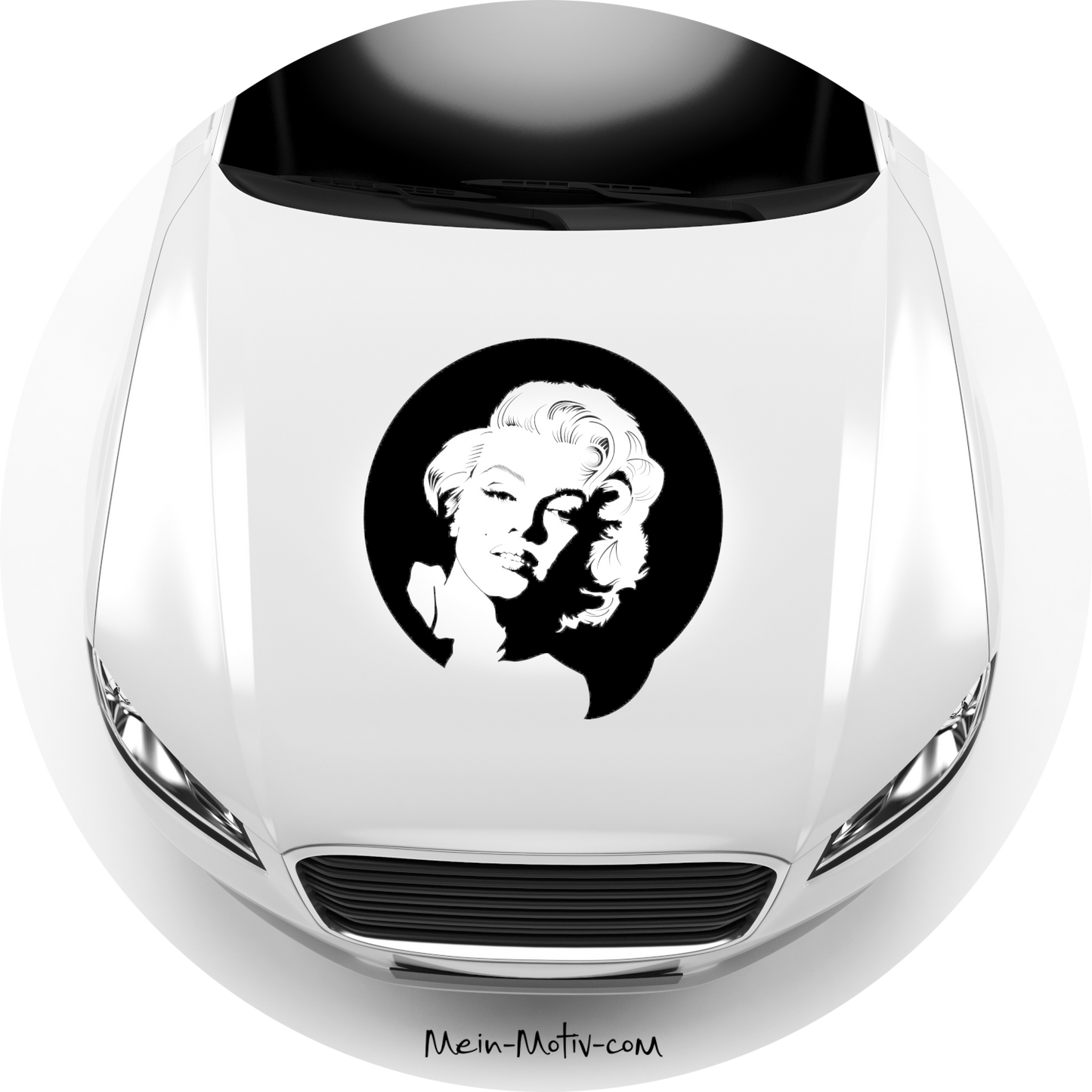Autoaufkleber Marilyn Monroe Portrait