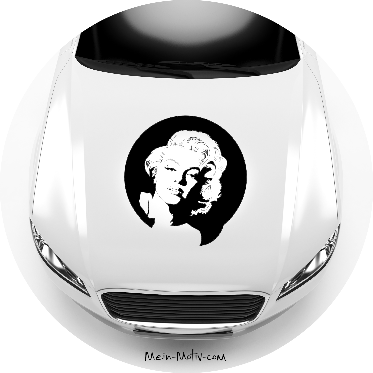 Autoaufkleber Marilyn Monroe Portrait