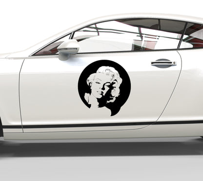Autoaufkleber Marilyn Monroe Portrait