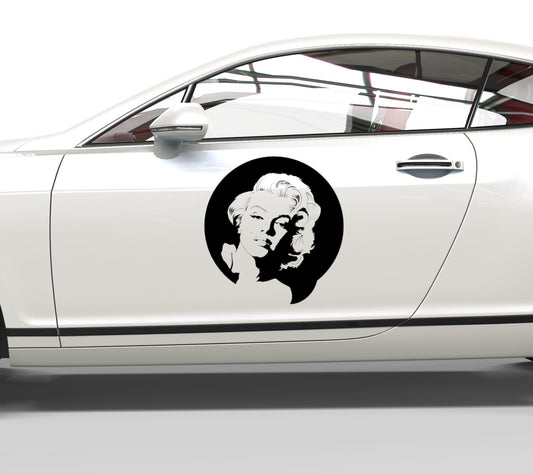 Autoaufkleber Marilyn Monroe Portrait