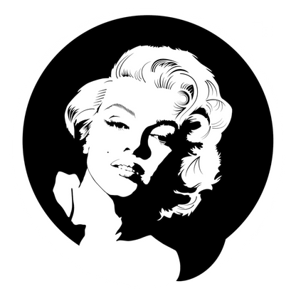 Autoaufkleber Marilyn Monroe Portrait