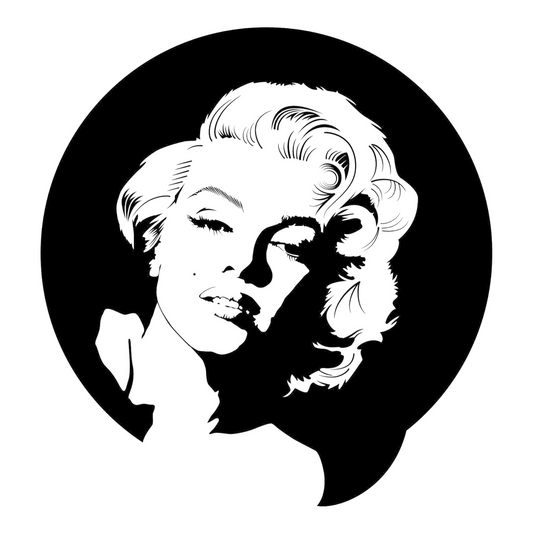 Autoaufkleber Marilyn Monroe Portrait