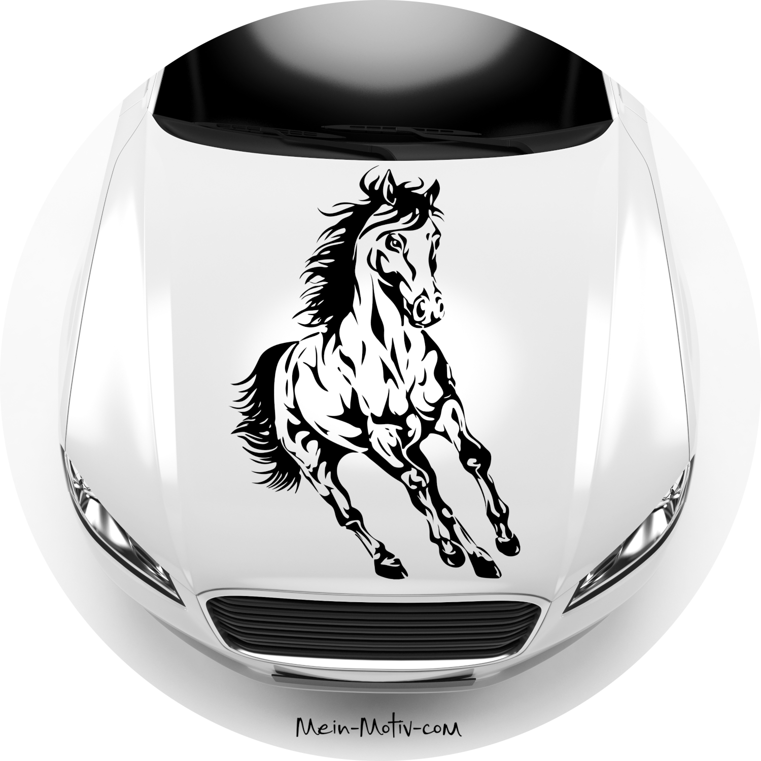 Autoaufkleber Mustang Wildpferd