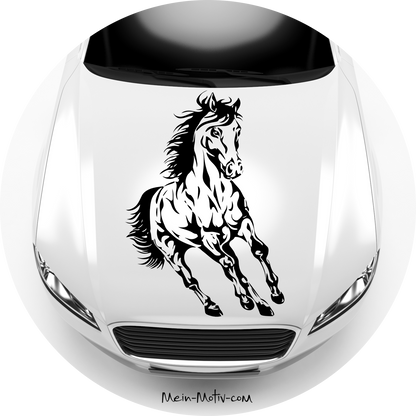 Autoaufkleber Mustang Wildpferd