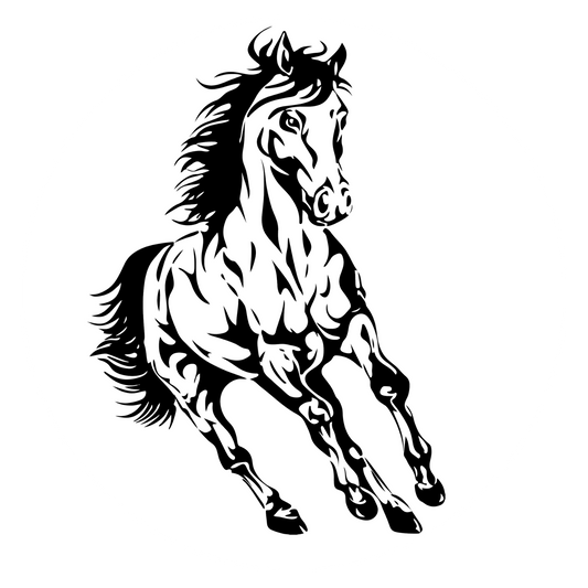 Wandtattoo Mustang Wildpferd