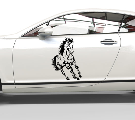 Autoaufkleber Mustang Wildpferd