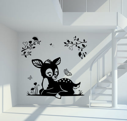 Wandtattoo Rehkitz