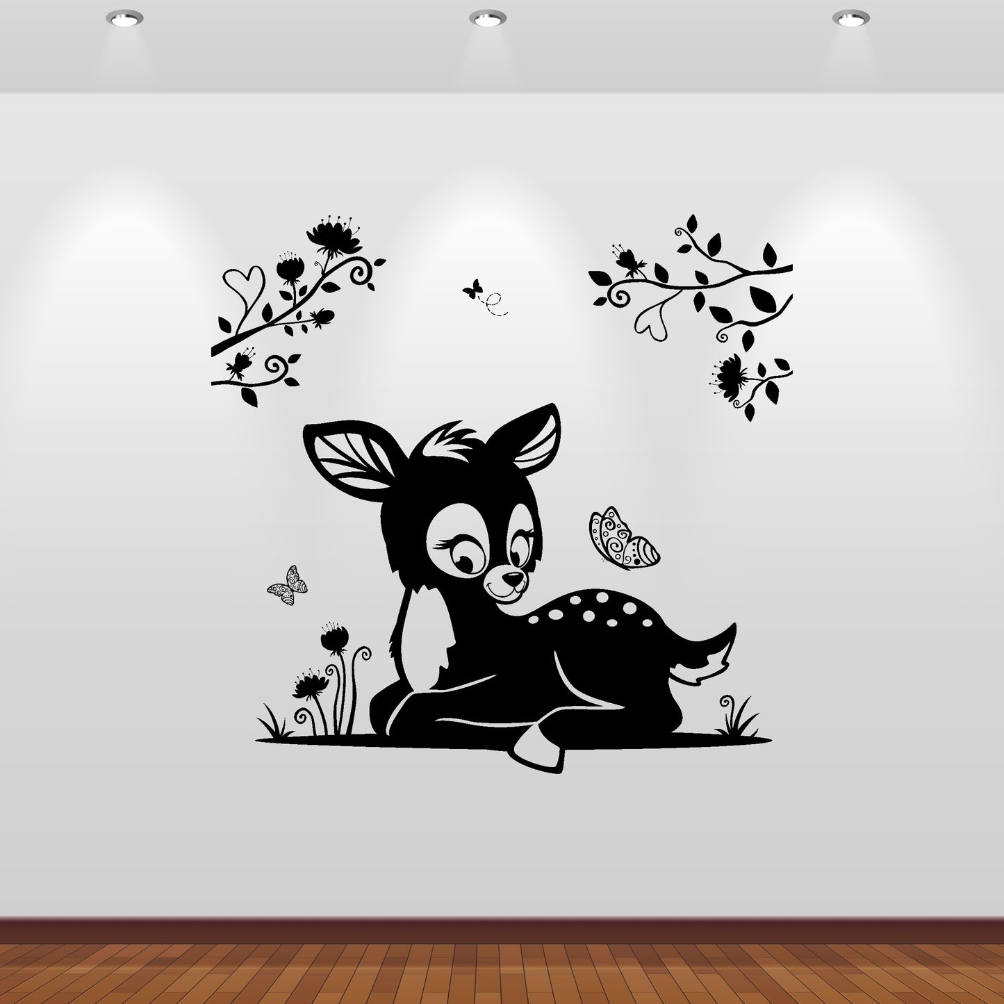 Wandtattoo Rehkitz