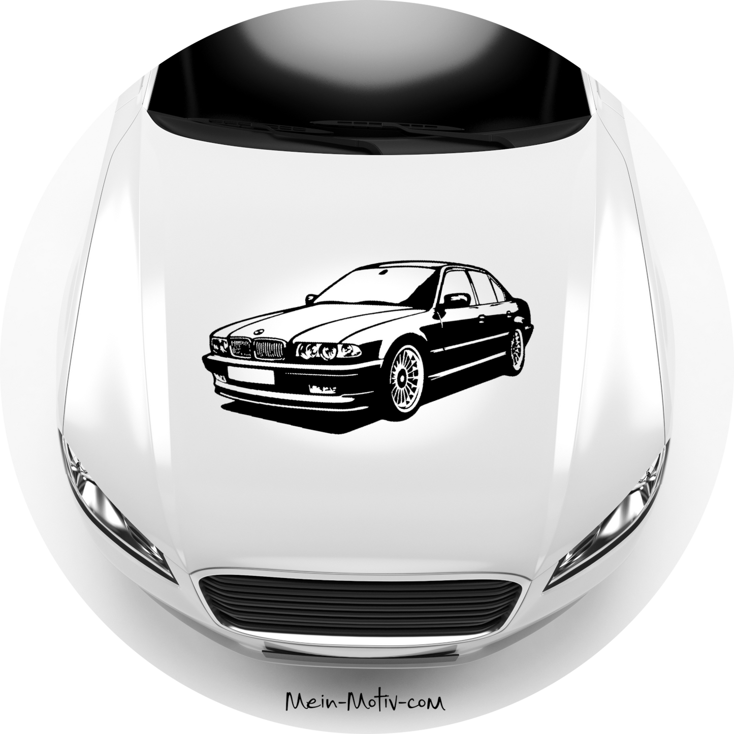 Autoaufkleber BMW 7er E38
