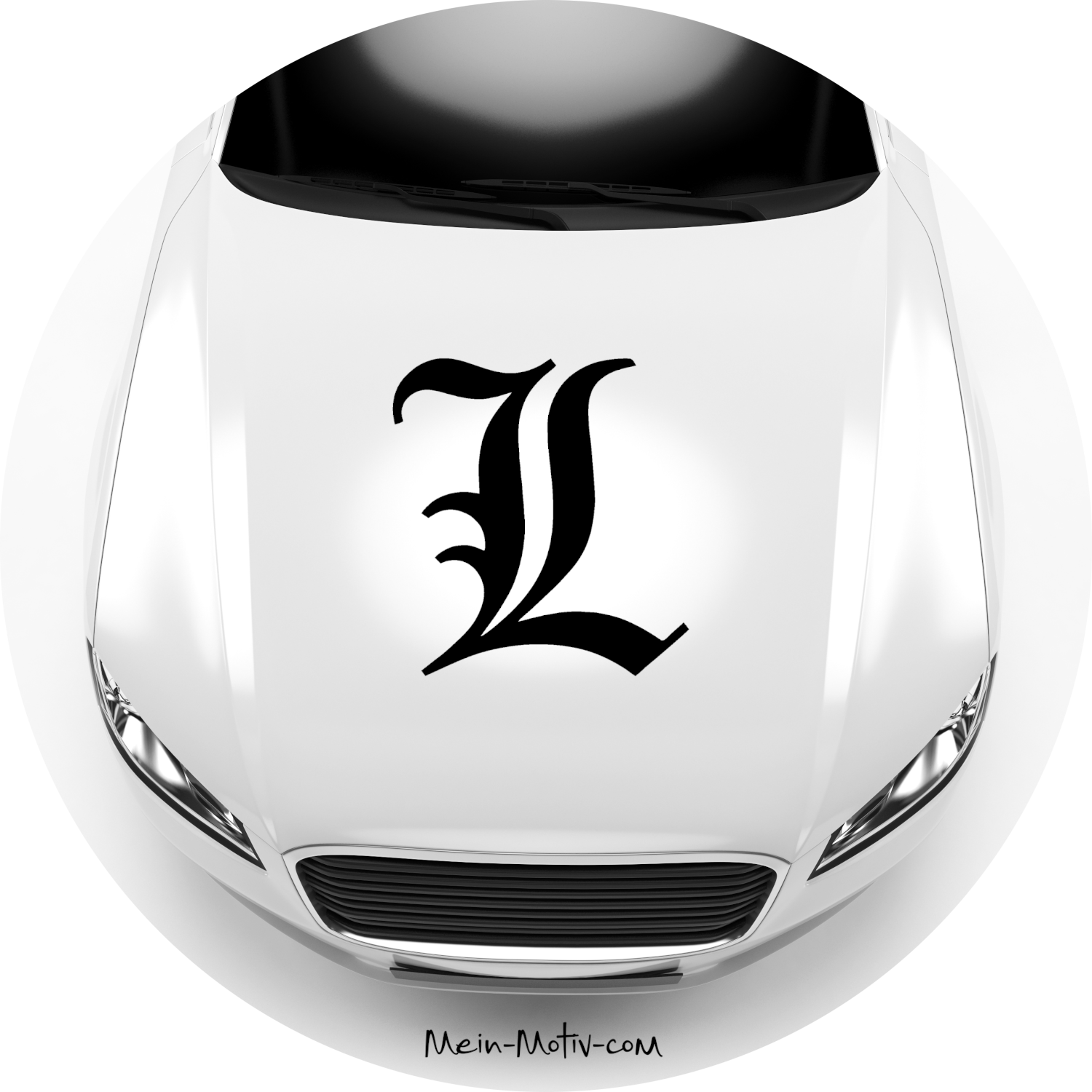 Autoaufkleber Death Note - L Lawliet