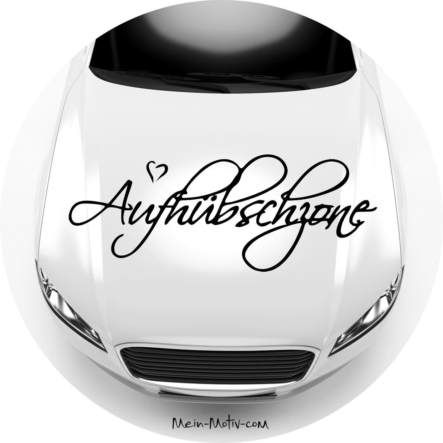 Autoaufkleber Aufhübschzone