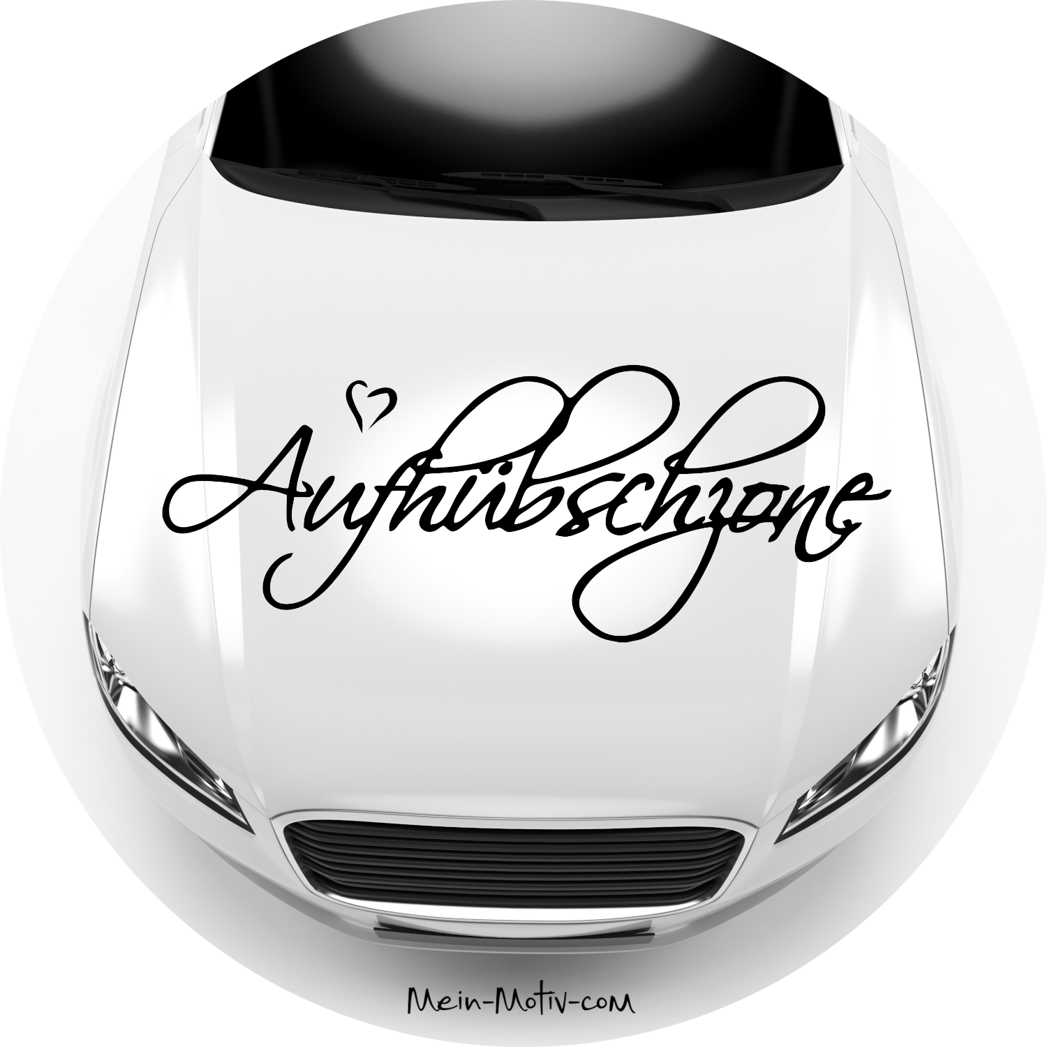 Autoaufkleber Aufhübschzone