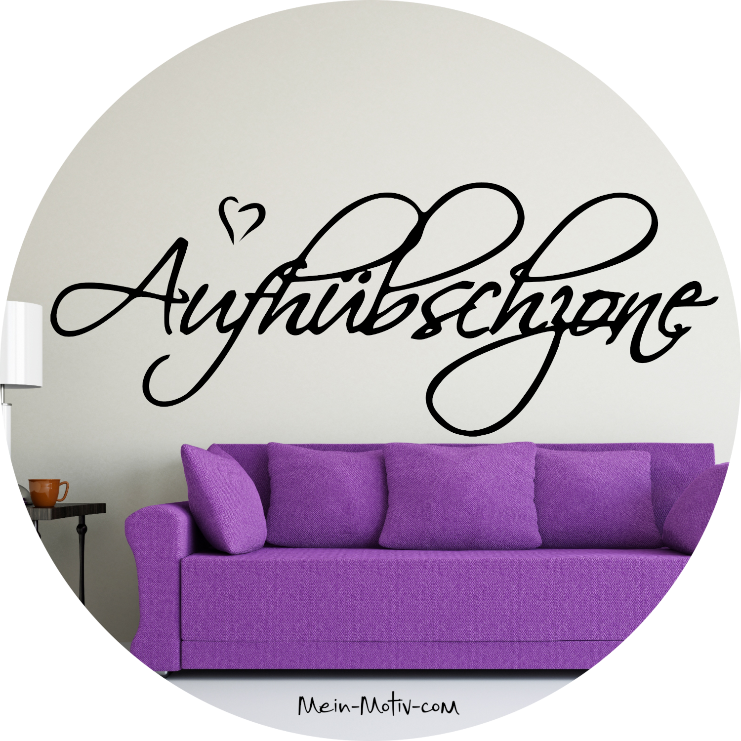 Wandtattoo Aufhübschzone