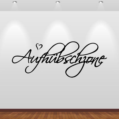 Wandtattoo Aufhübschzone