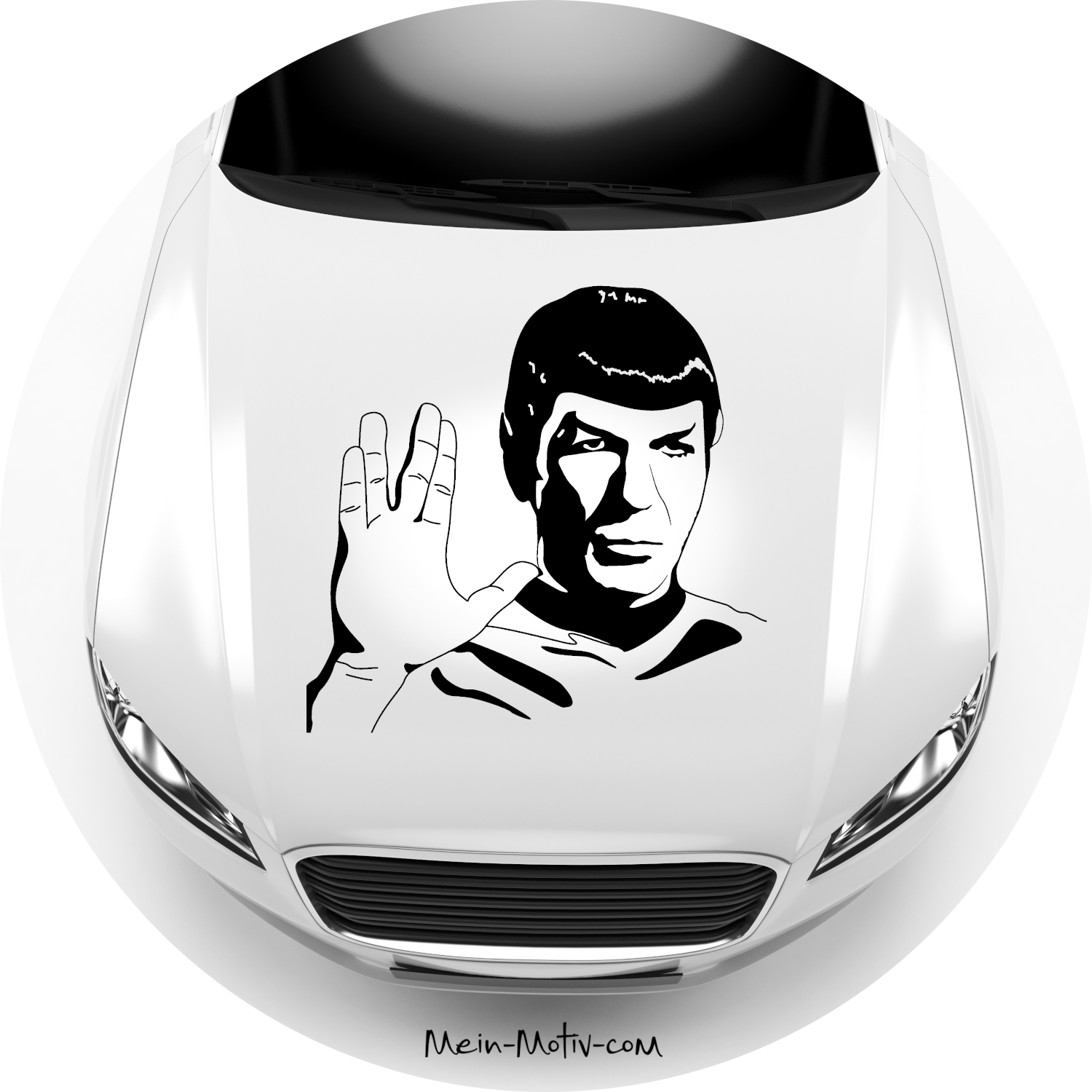 Autoaufkleber Star Trek Enterprise - Commander Spock