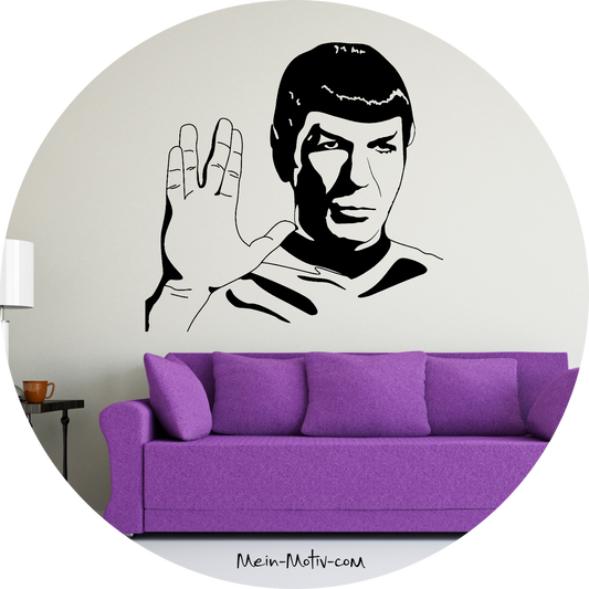 Wandtattoo Star Trek Enterprise - Commander Spock