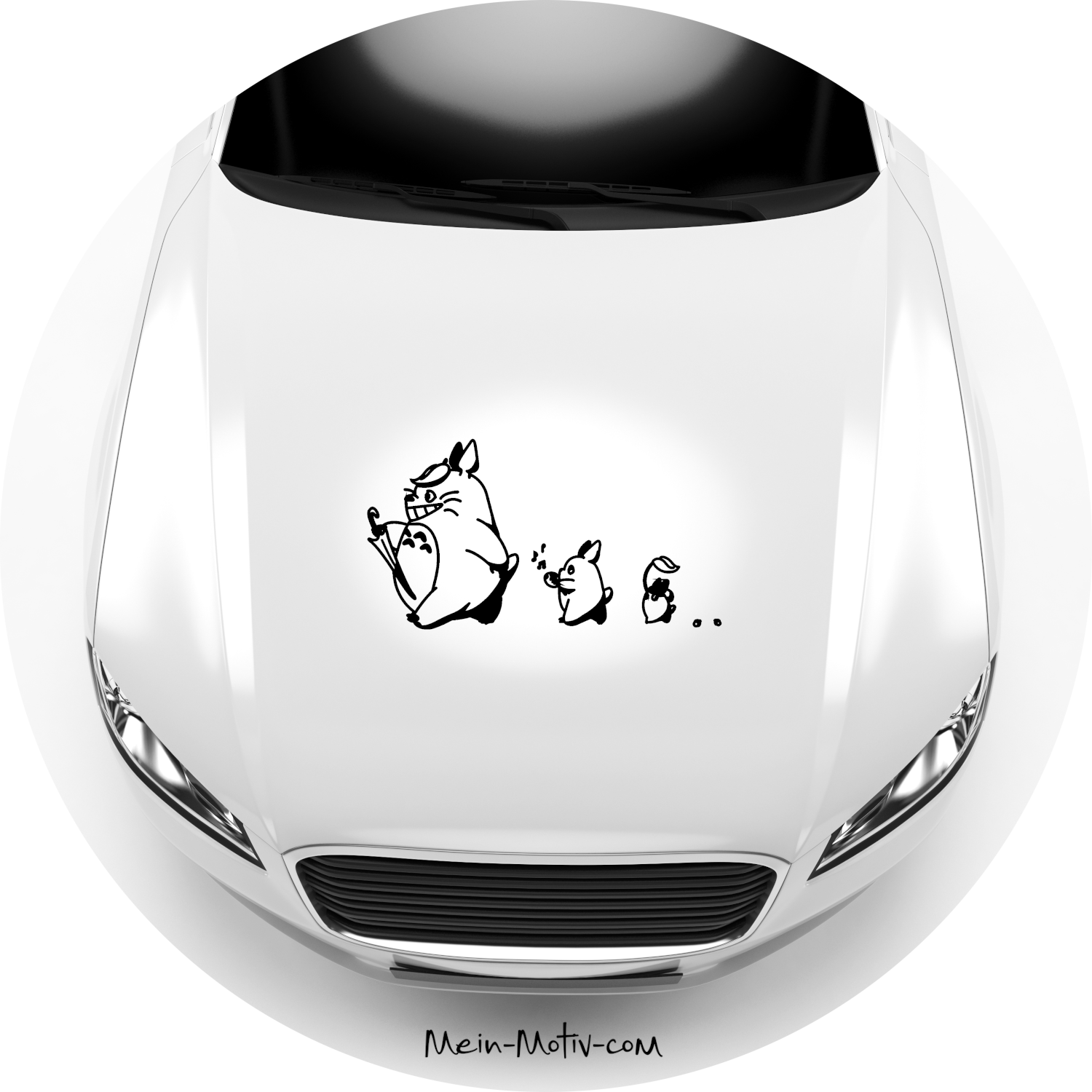 Autoaufkleber Totoro Marsch