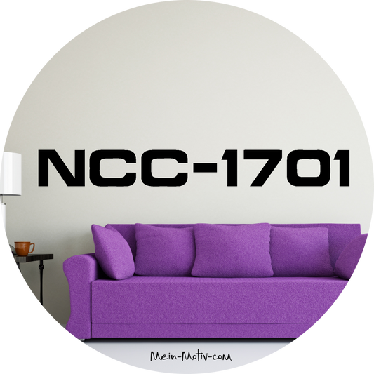 Wandtattoo Star Trek - USS Enterprise NCC-1701