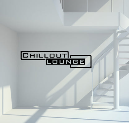 Wandtattoo Chillout Lounge