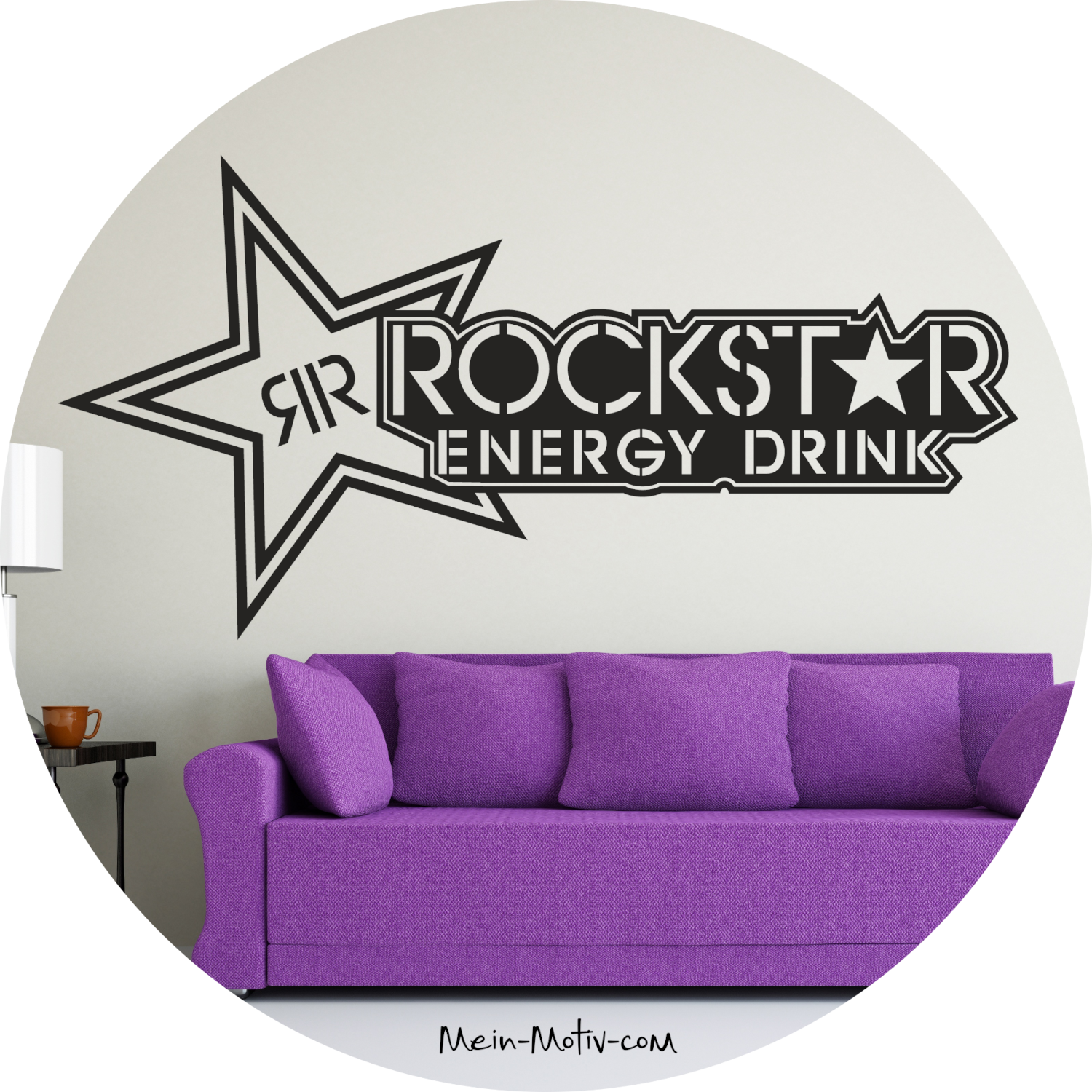 Wandtattoo Rockstar Energy Drink