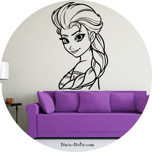 Wandtattoo Eisprinzessin