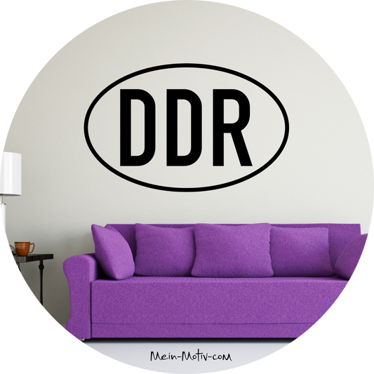 Wandtattoo DDR Deutsche Demokratische Republik