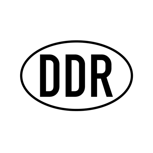 Autoaufkleber DDR Deutsche Demokratische Republik