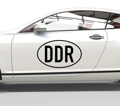Autoaufkleber DDR Deutsche Demokratische Republik
