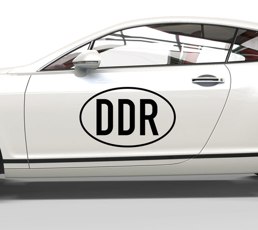 Autoaufkleber DDR Deutsche Demokratische Republik