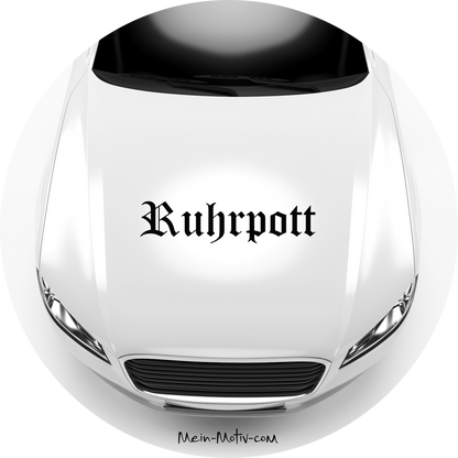 Autoaufkleber Ruhrpott Schriftzug