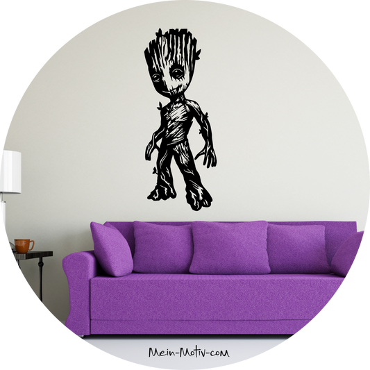 Wandtattoo Guardians of the Galaxy - Baby Groot freundlich