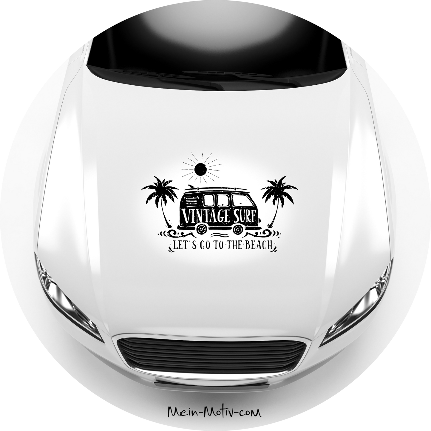 Autoaufkleber Vintage Surf Bus