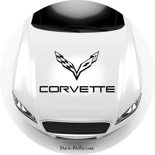 Autoaufkleber Corvette Schriftzug