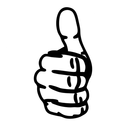 Autoaufkleber Smiley Daumen Hoch Emoji