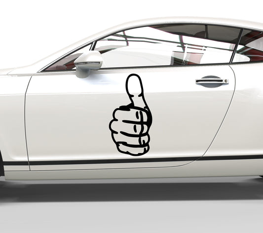 Autoaufkleber Smiley Daumen Hoch Emoji