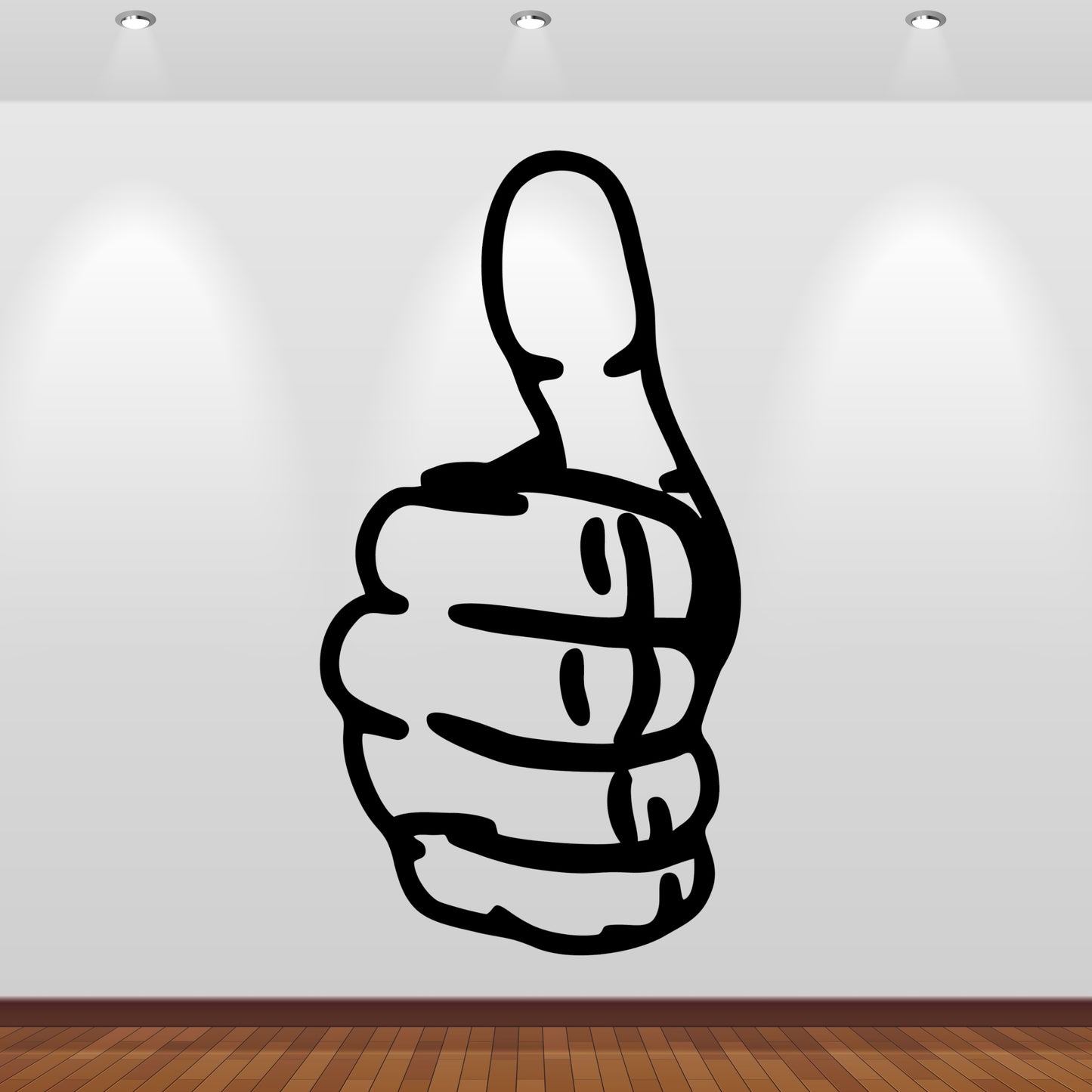 Wandtattoo Smiley Daumen Hoch Emoji
