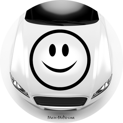 Autoaufkleber Emoji Fröhlicher Smiley