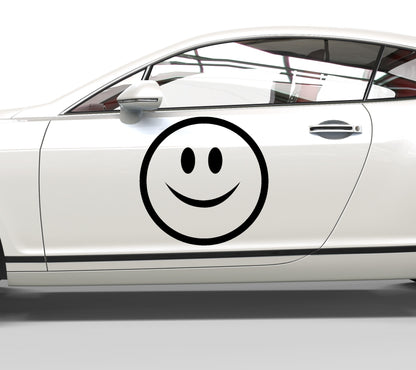 Autoaufkleber Emoji Fröhlicher Smiley