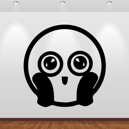Wandtattoo Smiley Glücklich Emoji