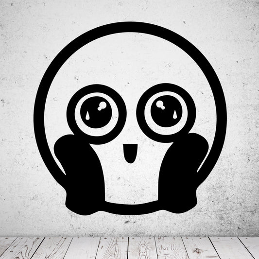 Wandtattoo Smiley Glücklich Emoji