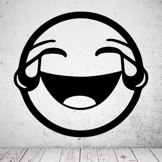 Wandtattoo Smiley Lachender Emoji