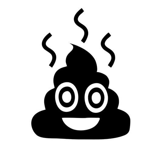 Wandtattoo Smiley Shit Emoji