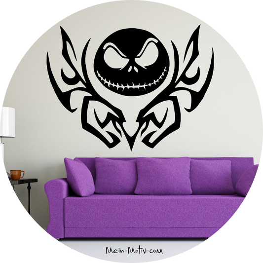 Wandtattoo Nightmare before Christmas Tribal